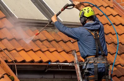 Démoussage et hydrofuge de toiture à Arçonnay